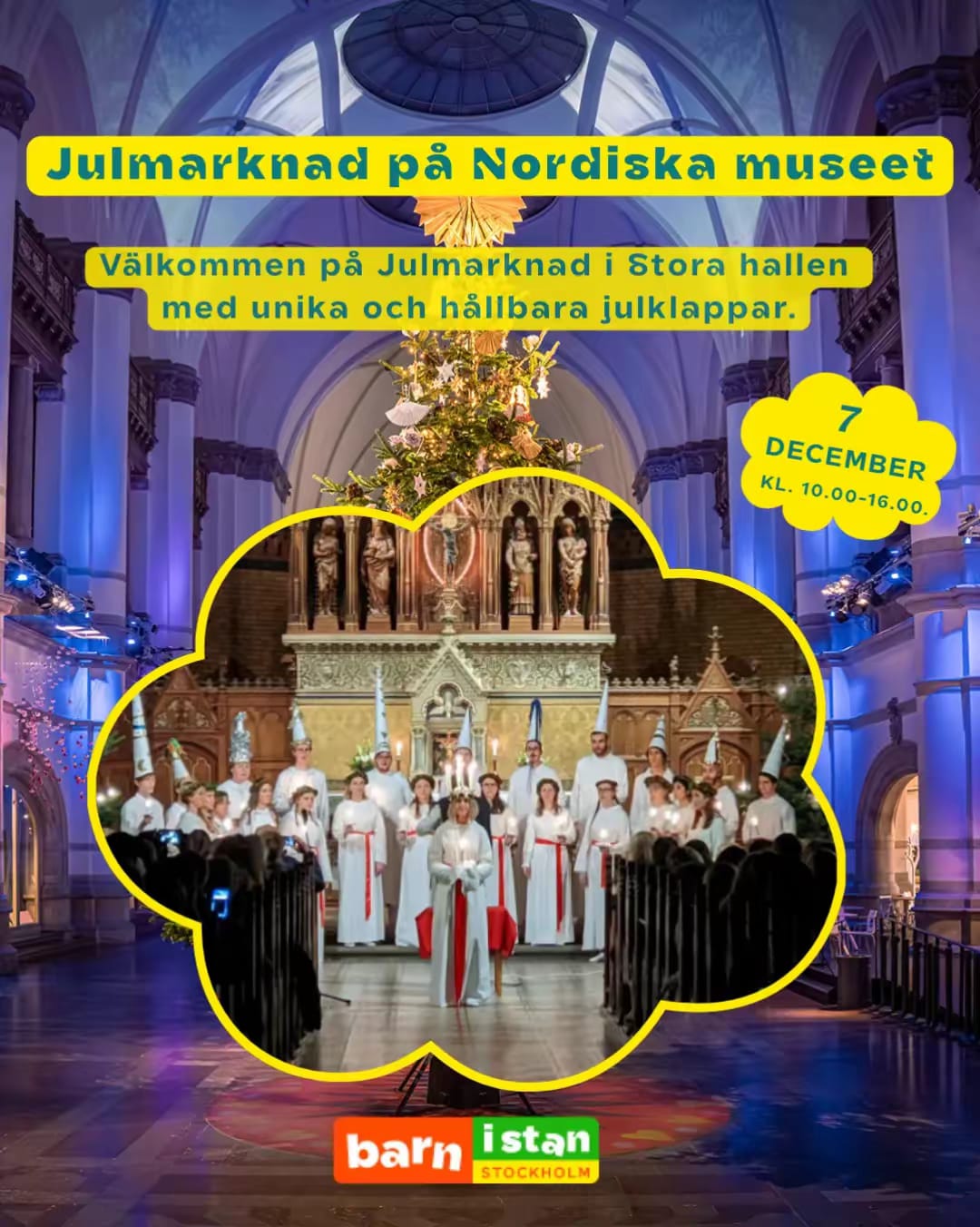 Barn i Stan AB — Julmarknad på Nordiska museet